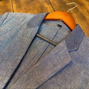 J. Crew Blazer Indigo Collection Slim Fit Sz 38